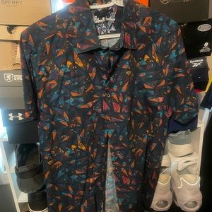 Robert Graham Multi Colored Short Sleeve XL